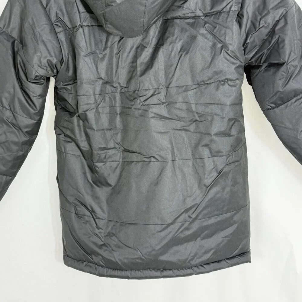 Revess Black Puffer Winter Coat Hooded Men Size 8 Small NWT